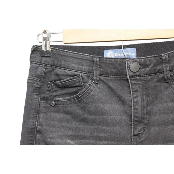 Democracy Ab Solution Jeans Size 6 Black Stretch Denim Slimming Comfort - Picture 5 of 12